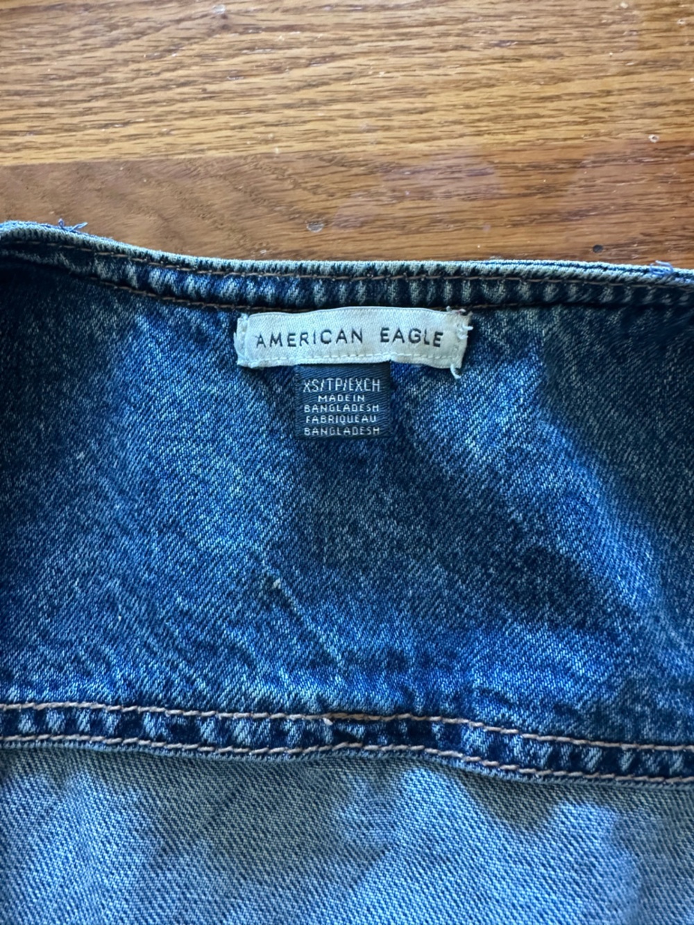 American Eagle Outfitters Blue Denim Vest - Picture 5 of 5